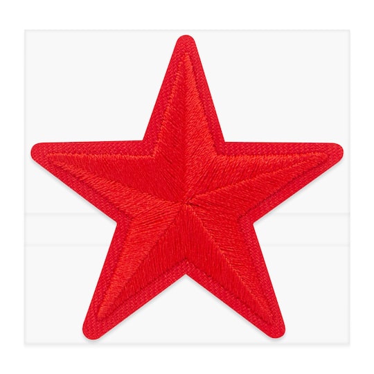 Embroidered Star Iron-On & Adhesive Patch by Make Market®